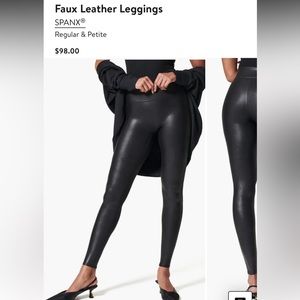 Faux Leather Leggings
SPANX®
Regular size Small